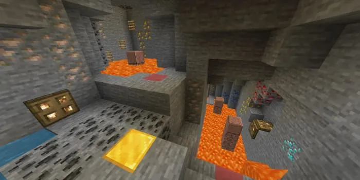 Уровень в пещере