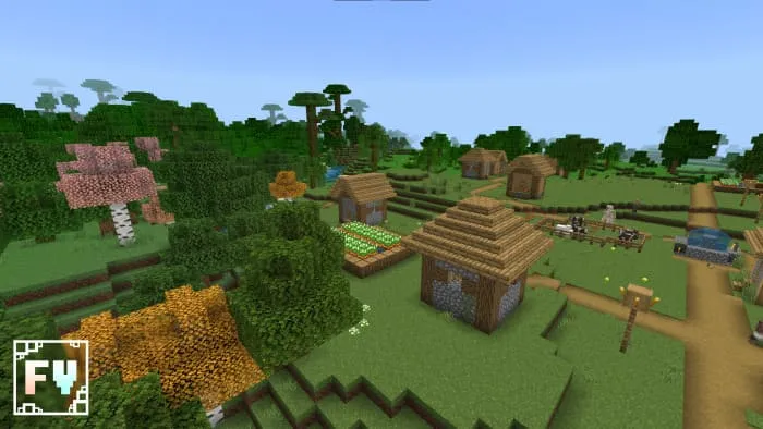 Домик и лес