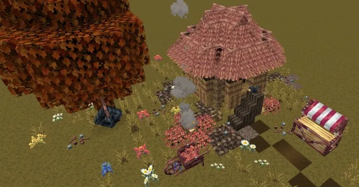 Осенний домик