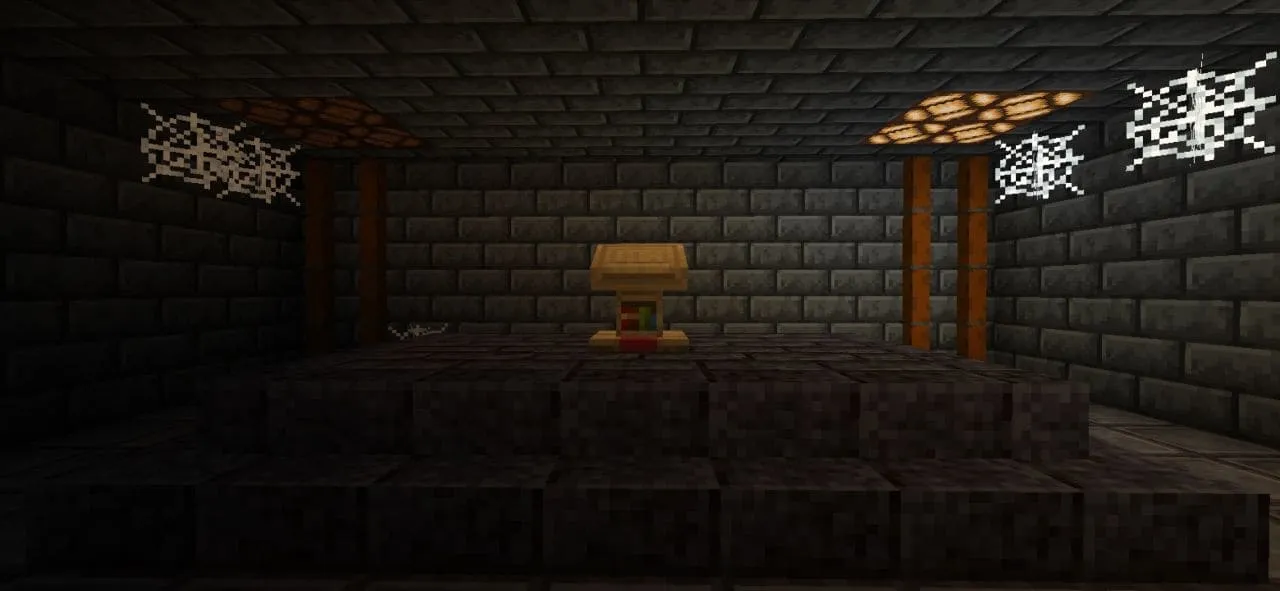 Мрачная комната в доме