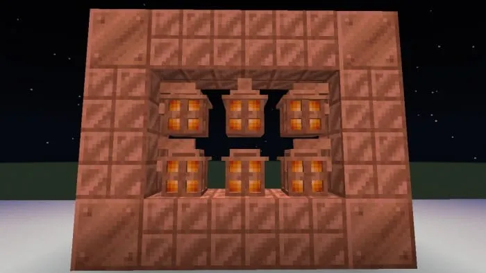 Медный фонарь