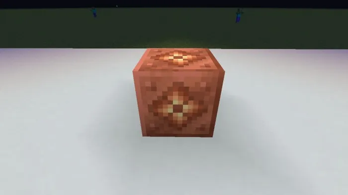 Обычная медная лампа