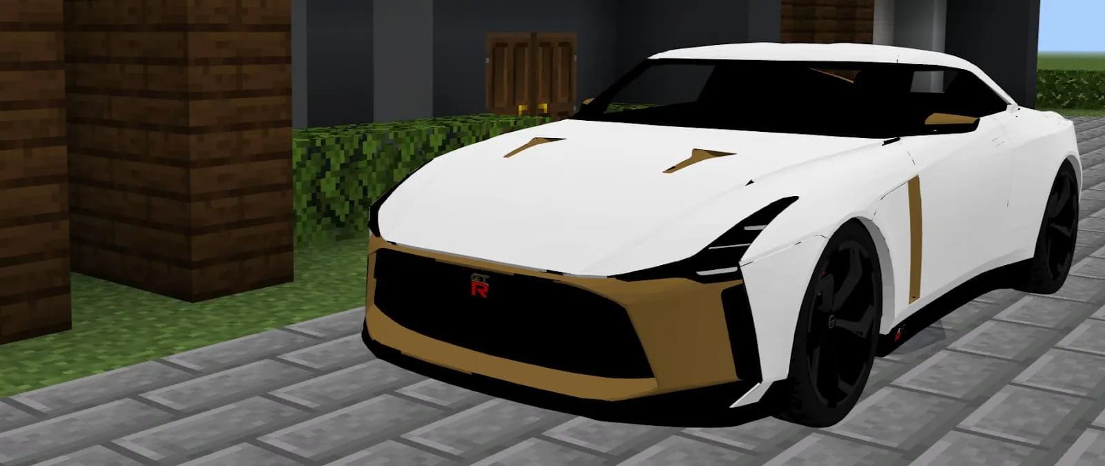 Белая машина