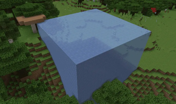 Глыба льда в Майнкрафт