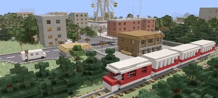 Железная дорога и поезд