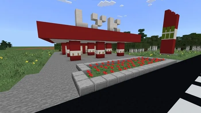 Заправка на карте