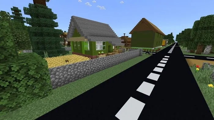 Дорога и деревня