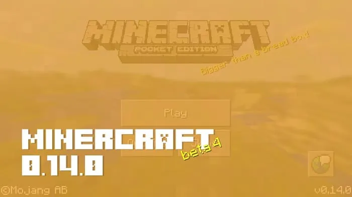 Minecraft PE 0.14.0 Beta 4