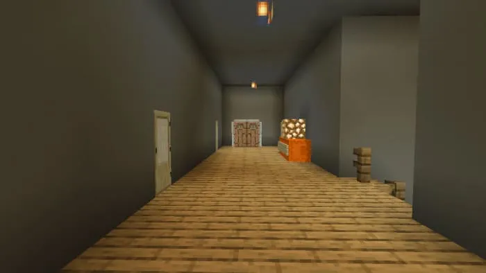 The corridor of the house