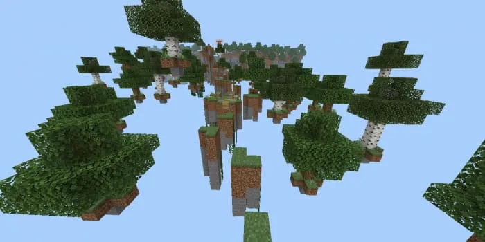 Уровень среди деревьев