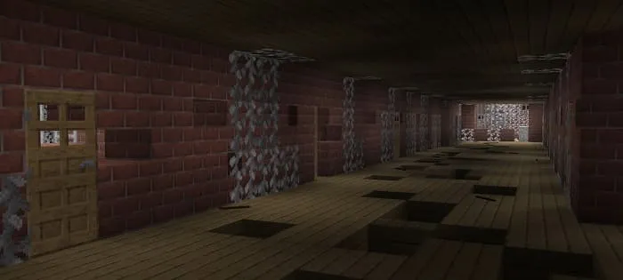 Подъезд дома города Хлебный