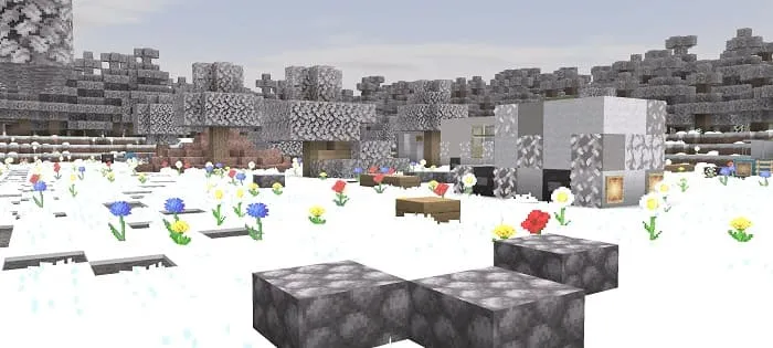 Зимний лес городаХлебный