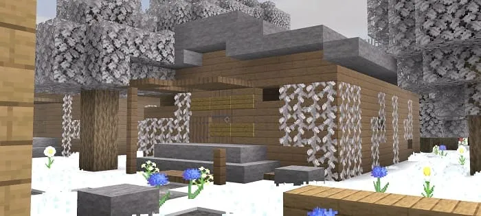 Зимний лесной дом Хлебный