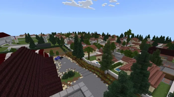 Вид на город