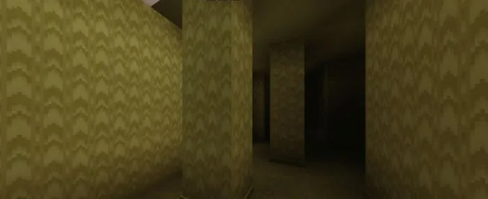 Коридор с двумя колоннами