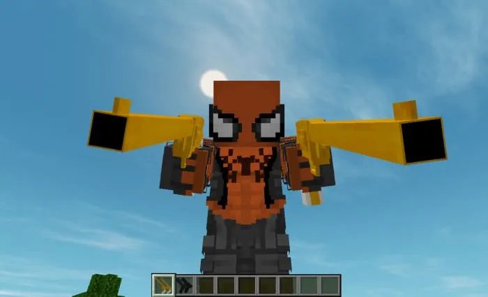 Игрок с револьверами