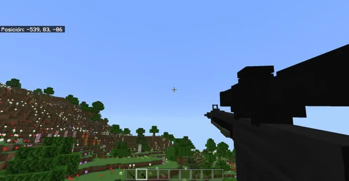 Снайперская винтовка в руках