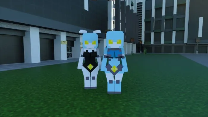 Синий робот