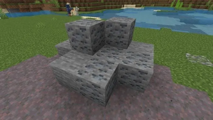 Блоки цинковой руды