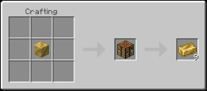 Крафт латунного блока