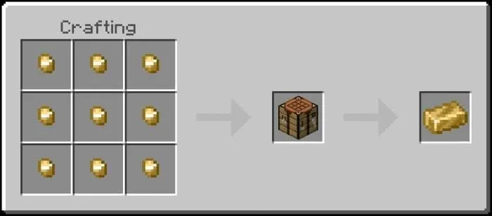 Крафт латунного слитка