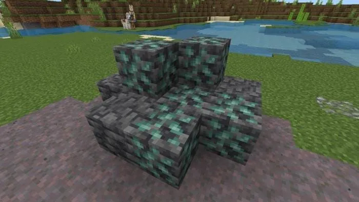 Блок глубокой призмариновой руды