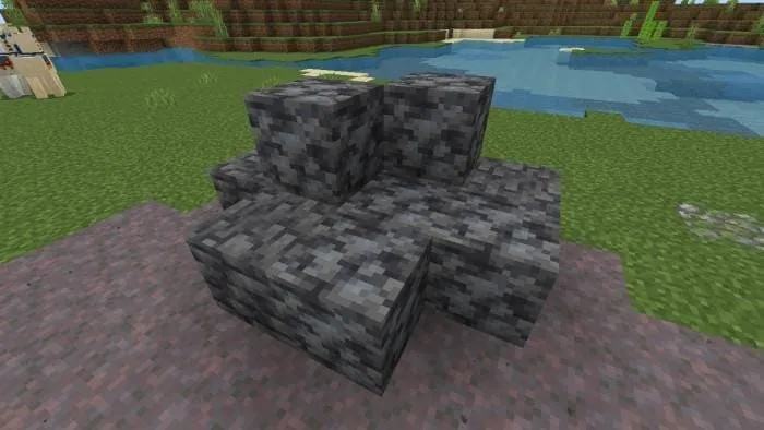 Блоки глубокой цинковой руды