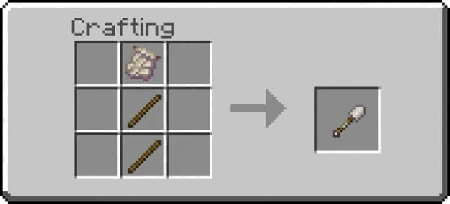 Крафт призрачной лопаты