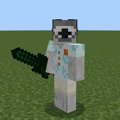 Меч скарпиона в руке игрока