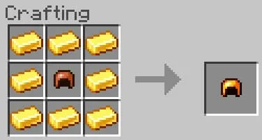 Позолоченный шлем