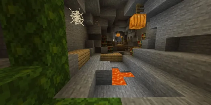 Уровень в пещере