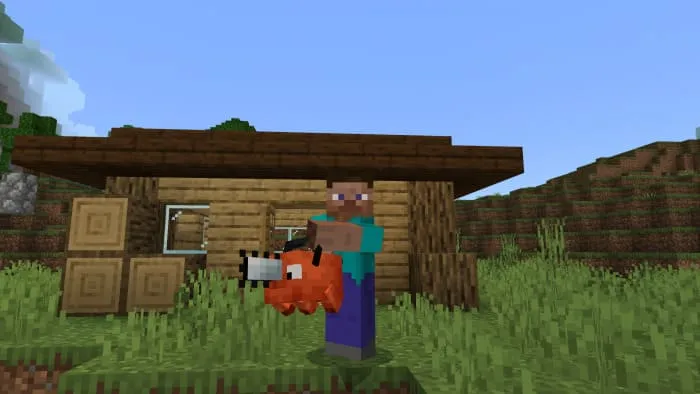 Стив с бензопилой