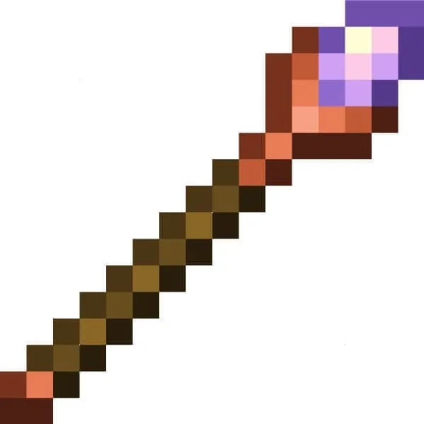 Моделька аметистового посоха