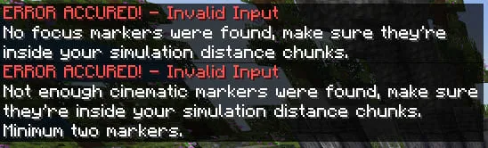 Ошибка в чате