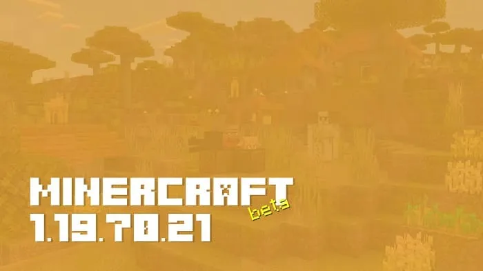 Minecraft 1.19.70.21