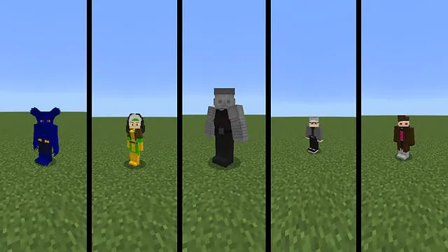 Скины персонажей