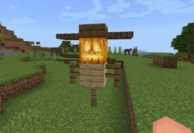 Пугало на земле