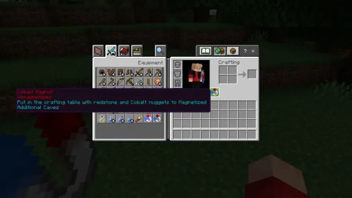 Манит в инвентаре