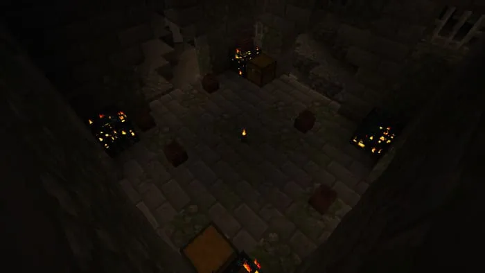 Вид внутри руин