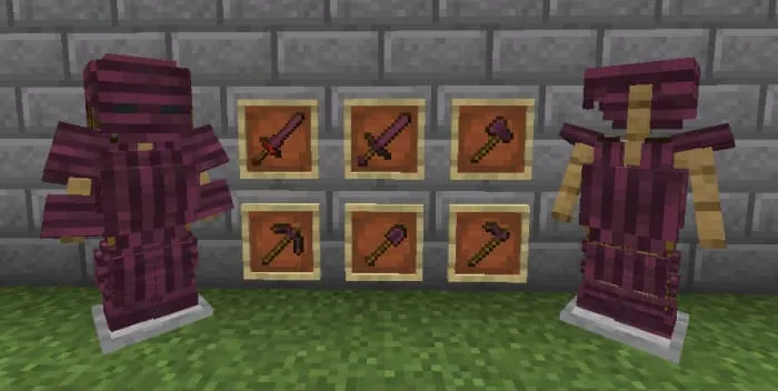 Снаряжение из багровой древесины