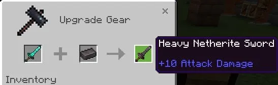 Получение незеритового меча