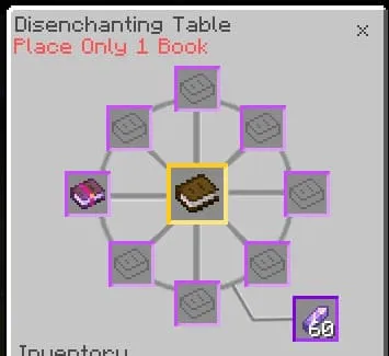 Удаление зачаровывания