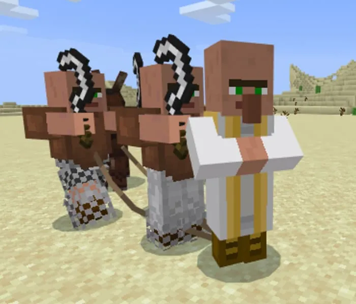 Кочевниг с охраной