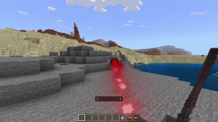 Игрок использует палочку