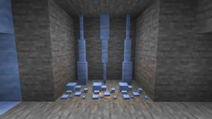 Ледяные сталактиты