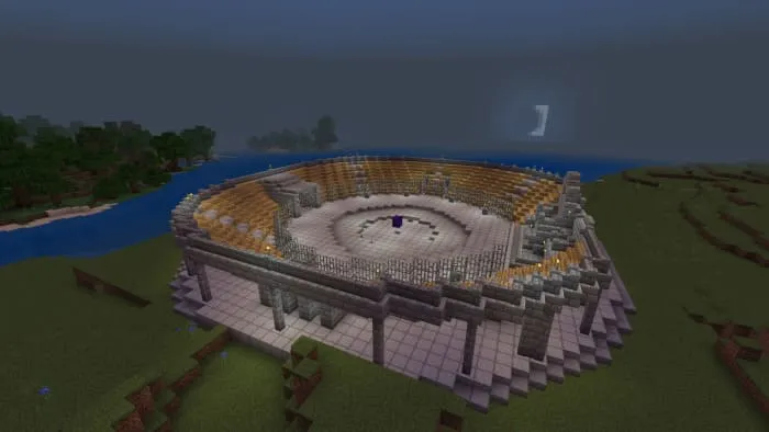 Вид колизея