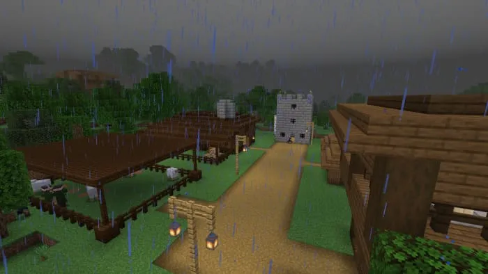 Вид деревни