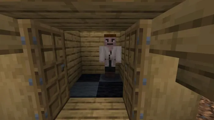 Житель в доме