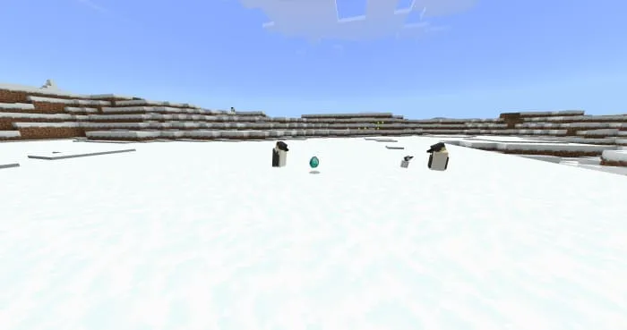 Пингвины стаей