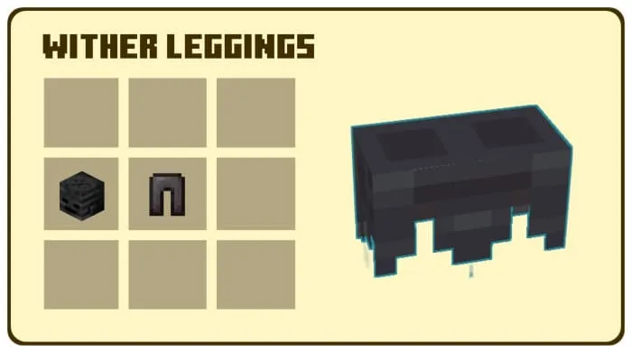 Крафт поножей